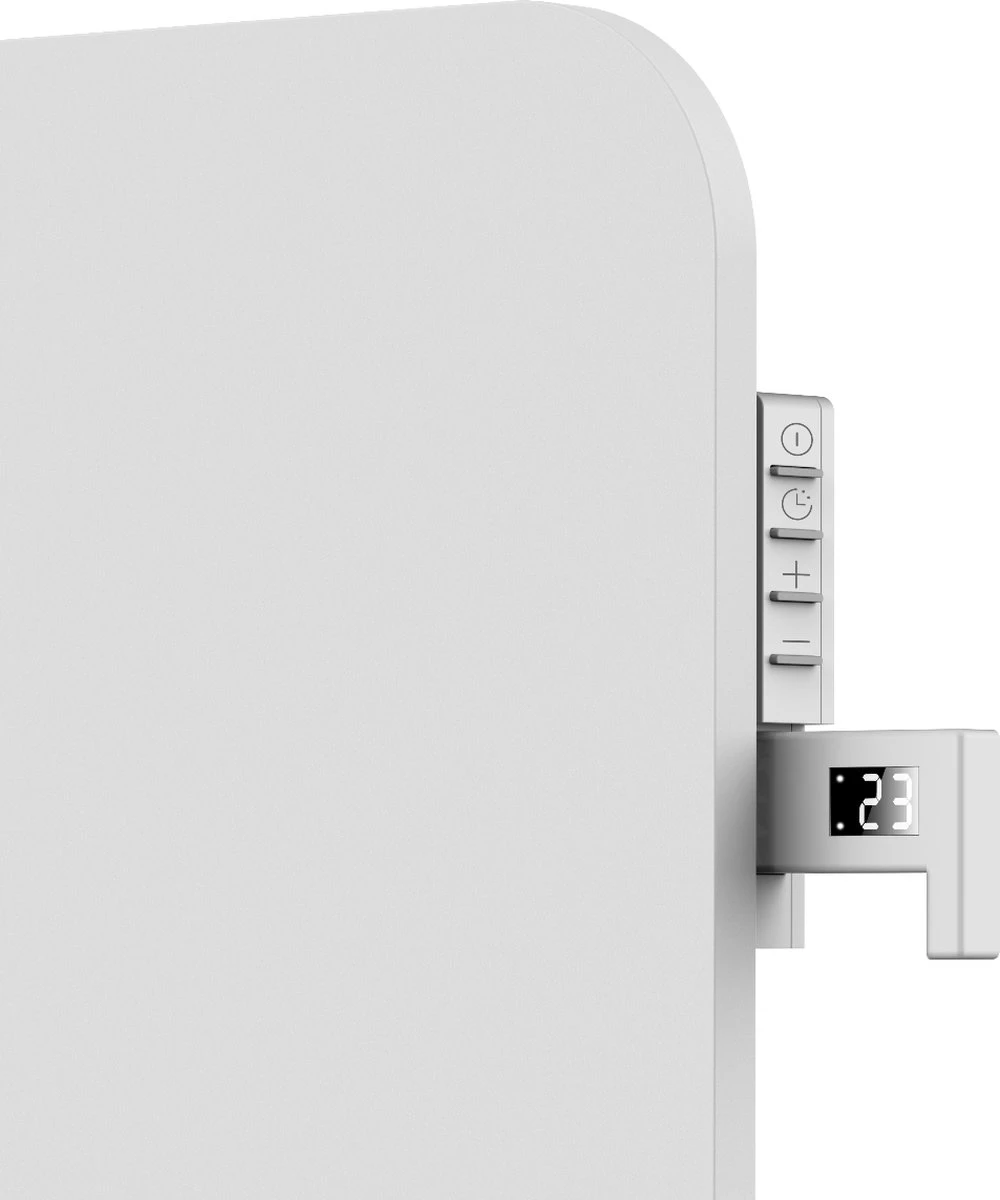 Sinji Elegante Design Smart Energie Besparende Infrarood Paneelverwarming – Elegant Design Smart Infrared Panel Heater – Slimme Elektrische Kachel – App- En Spraakbesturing Via Tuya, Amazon Alexa, Google Assistant, Smart Life APP – 450 Watt 4 Sinji Elegante Design Smart Energie Besparende Infrarood Paneelverwarming – Elegant Design Smart Infrared Panel Heater – Slimme Elektrische Kachel – App- En Spraakbesturing Via Tuya, Amazon Alexa, Google Assistant, Smart Life APP – 450 Watt - Afbeelding 2