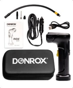 Donrox Ride A922 Draagbare Compressor Bandenpomp - 12V Luchtcompressor Oplaadbaar - Fiets Tot Camper - Elektrische Fietspomp -Makita Winkel 1000x1200 2