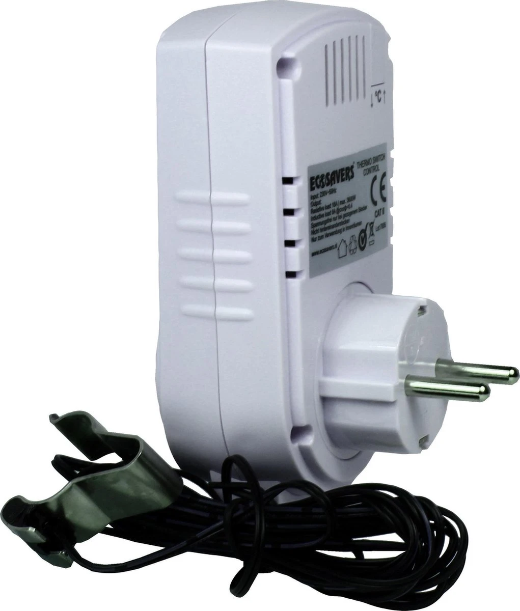 EcoSavers Thermo Switch Temperatuur Schakelaar Pompschakelaar | Speciaal Voor Pomp Vloerverwarming | Energiebesparende Schakelaar 8 EcoSavers Thermo Switch Temperatuur Schakelaar Pompschakelaar | Speciaal Voor Pomp Vloerverwarming | Energiebesparende Schakelaar - Afbeelding 6