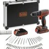 Black & Decker BLACK+DECKER BDCD18BAFC-QW Accuboormachine Kit - 18V - 80 Accessoires - Incl. 2 Accu's En Lader -Makita Winkel 1032x1200