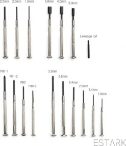 Mini Schroevendraaier Set - Kruiskop / Platte Kop - Precisie Juweliers Schroevendraaier Set - Kleine Horloge Schroevendraaier - Plat Kruis - 16-DELIG 26 Mini Schroevendraaier Set - Kruiskop / Platte Kop - Precisie Juweliers Schroevendraaier Set - Kleine Horloge Schroevendraaier - Plat Kruis - 16-DELIG -Makita Winkel 1037x1200 5