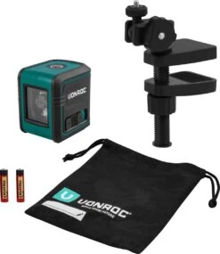 VONROC Kruislijnlaser – Groen – Zelfnivellerend – 18 Meter – Incl. Bevestigingsbeugel, Opbergtas 22 VONROC Kruislijnlaser – Groen – Zelfnivellerend – 18 Meter – Incl. Bevestigingsbeugel, Opbergtas -Makita Winkel 1039x1200 7