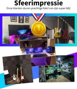 What's Goods® Akoestische Foam Panels 30x30x5cm Set X12 Tegels - Muur Studio Noppenschuim Absorptieplaten / Geluidsisolatie Panelen Zwart + GRATIS 48x Bevestigingstickers 9 What's Goods® Akoestische Foam Panels 30x30x5cm Set X12 Tegels - Muur Studio Noppenschuim Absorptieplaten / Geluidsisolatie Panelen Zwart + GRATIS 48x Bevestigingstickers -Makita Winkel 1041x1200 9