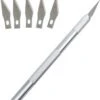 Merkloos Scalpel Mes Met 5 Extra Mesbladen - Scalpelmes - Penmes - Hobbymes - Snijmes - Chirurgisch Mes - Precisie Mes - 7 Delig -Makita Winkel 1052x1200 6