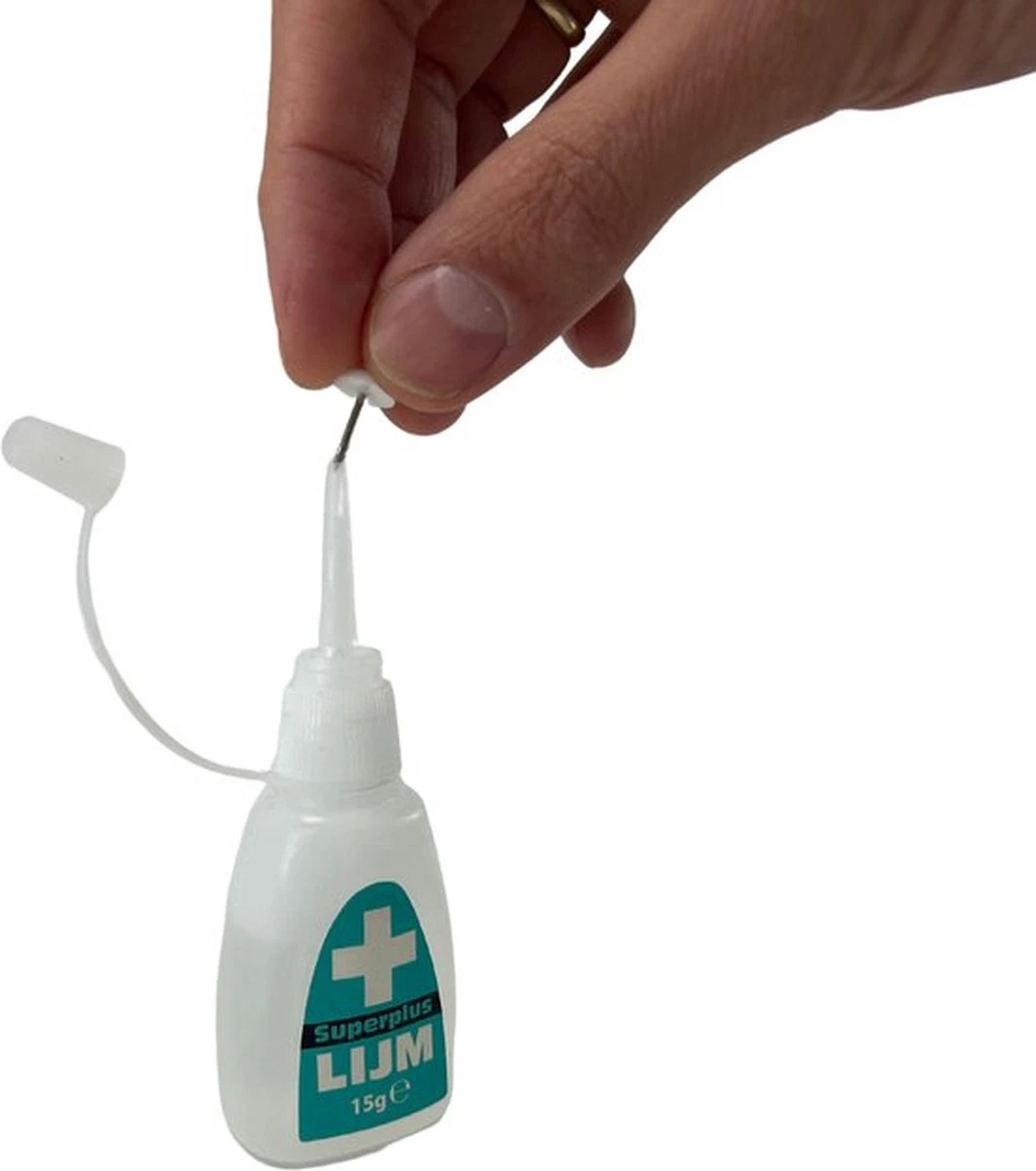 3BMT Secondenlijm - Extra Sterke Superlijm Voor Rubber, Metaal, Glas, Kunststof, Keramiek En Hout 6 3BMT Secondenlijm - Extra Sterke Superlijm Voor Rubber, Metaal, Glas, Kunststof, Keramiek En Hout - Afbeelding 4