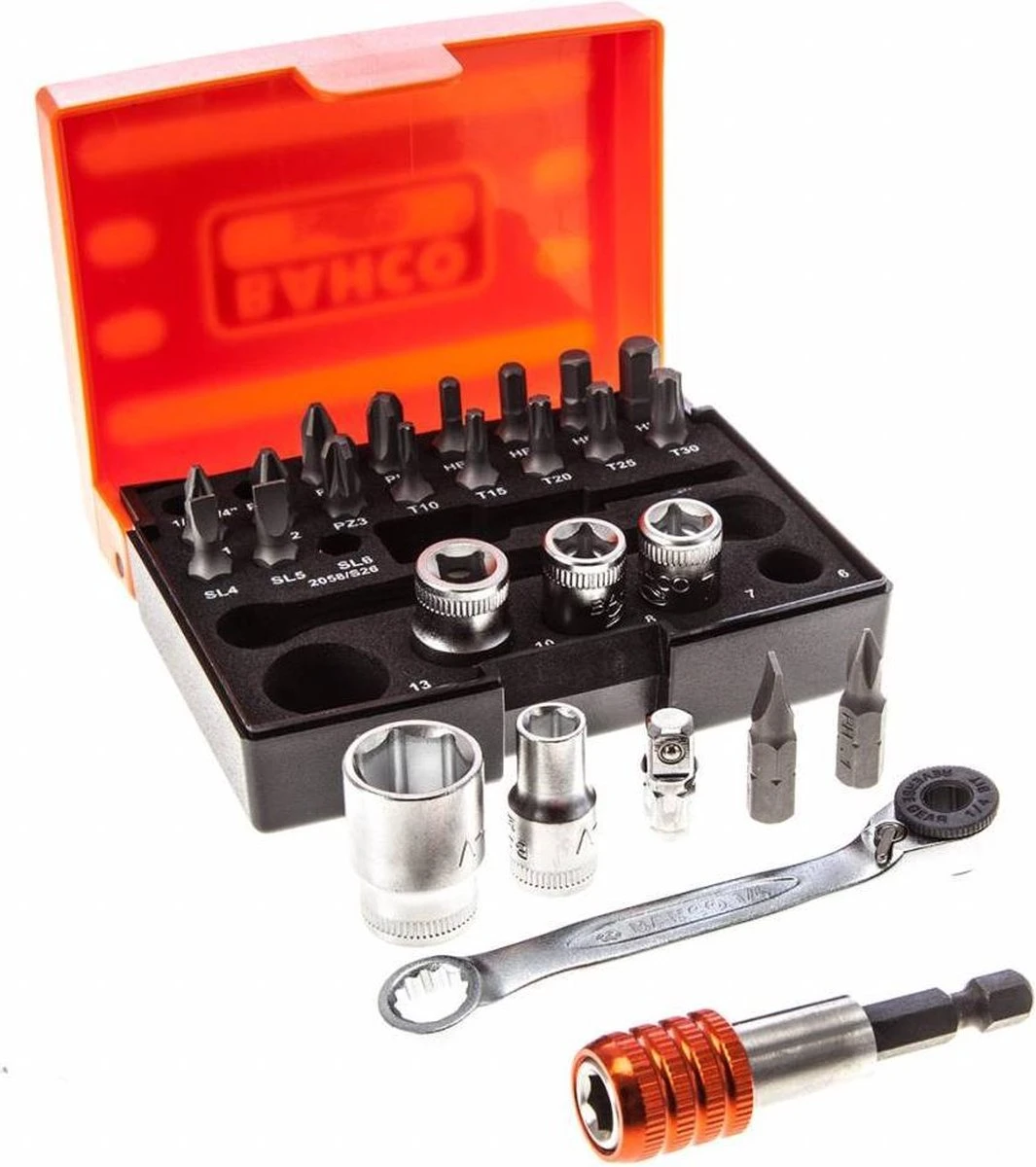 Bahco Doppen En Bitratelset 26- Delig 3 Bahco Doppen En Bitratelset 26- Delig