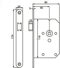 Eliot Blind Incl. Loopslot - Deurklink Set - Insteekslot - Mat Zwart - Rechthoekig Model - Complete Set 6 Eliot Blind Incl. Loopslot - Deurklink Set - Insteekslot - Mat Zwart - Rechthoekig Model - Complete Set -Makita Winkel 1065x1200 9