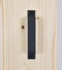 Barnwoodweb Deurgreep Sherwood - Deurgreep Schuifdeur - Deurgreep Zwart - Zwart Stalen Deurgreep - Deurgreep Staal Schuifdeur