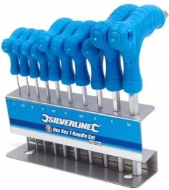 SILVERLINE Inbus Sleutel Hex – 10 Delig – T Greep – 2 T/m 10 Mm -Makita Winkel 1068x1200 6