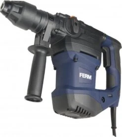 FERM Pneumatische Boorhamer - 1500W - Zijhandgreep - Instelbaar Toerental Tot 1500 Toeren Per Min. - Incl. 3 SDS-boren En 2 SDS Beitel -Makita Winkel 1069x1200