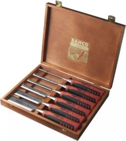 Bahco Steekbeitelset - 6-delig - Houtbeitel - Incl. Opbergkist