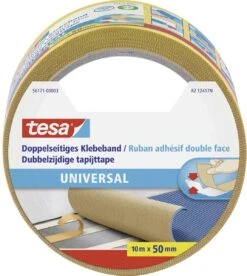 Tesa Universal Dubbelzijdige Tapijttape - 10 M X 50 Mm. 12 Tesa Universal Dubbelzijdige Tapijttape - 10 M X 50 Mm. -Makita Winkel 1075x1200 5