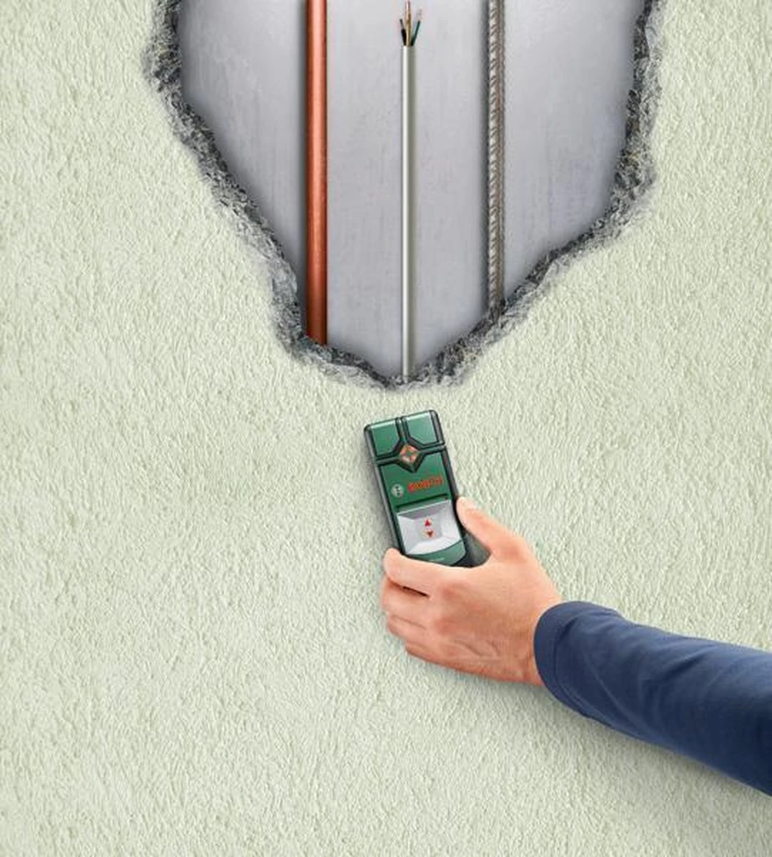 Bosch Truvo Leidingzoeker - Detecteert Tot 50mm - LED Lampsysteem 6 Bosch Truvo Leidingzoeker - Detecteert Tot 50mm - LED Lampsysteem - Afbeelding 4