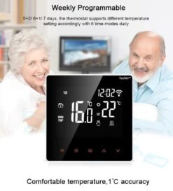 TechU™ Slimme Thermostaat Wit – Alleen Voor Elektrische Vloerverwarming – Bediening Met App & Wifi -Makita Winkel 1084x1200 10