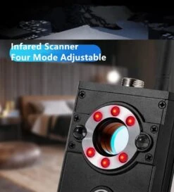 Detectieapparaten - Draadloze Signaaldetector RF Bug Finder Anti-Afgeluisterde Detector Anti Candid Camera GPS Tracker Locator | Zwart -Makita Winkel 1084x1200 4