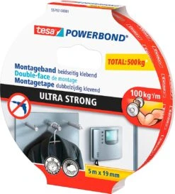 Tesa Powerbond Ultra Strong Dubbelzijdige Montagetape - 5 M X 19 Mm. -Makita Winkel 1085x1200 5