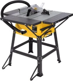 Powerplus POWX07595 Zaagtafel - Tafelzaagmachine Met Onderstel - 2000W - 250mm Zaagblad- Incl. 24 Tanden Cirkelzaag Blad Voor Hout, Parallelgeleider, Aansluiting Voor Stofzuiger - Stevig En Gebruiksvriendelijk -Makita Winkel 1087x1200 2