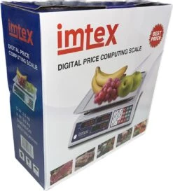 Imtex Marktweegschaal 40 KG - Horeca Weegschaal - Digitale Prijs Weegschaal - 5G Tot 40KG - Oplaadbare Accu -Makita Winkel 1087x1200 7