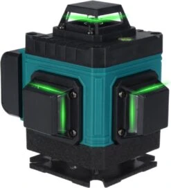 Dokx Zelfnivellerende Kruislijnlaser 16 Lijnen - Hardcase - 360° Graden Roterende Laser - Hardcase