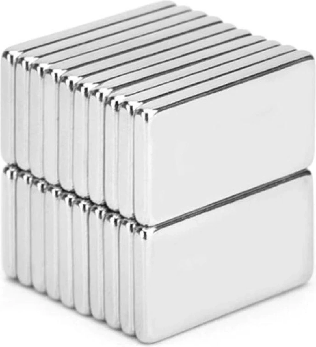 Merkloos Langwerpige Platte Neodymium Magneetjes 20 Stuks - 20 X 10 X 2 Mm 5 Merkloos Langwerpige Platte Neodymium Magneetjes 20 Stuks - 20 X 10 X 2 Mm - Afbeelding 3