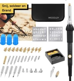 Houtbrander Set - 43 Delig - Pyrografie - Soldeerbout - Houtbrander Voor Hobby - Soldeerset -Makita Winkel 1098x1200 1