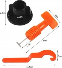 Merkloos Herbruikbare Tegels Levelling Systeem Set Voor Vloertegels En Wandtegels 300 Stuks -Makita Winkel 1099x1200 1