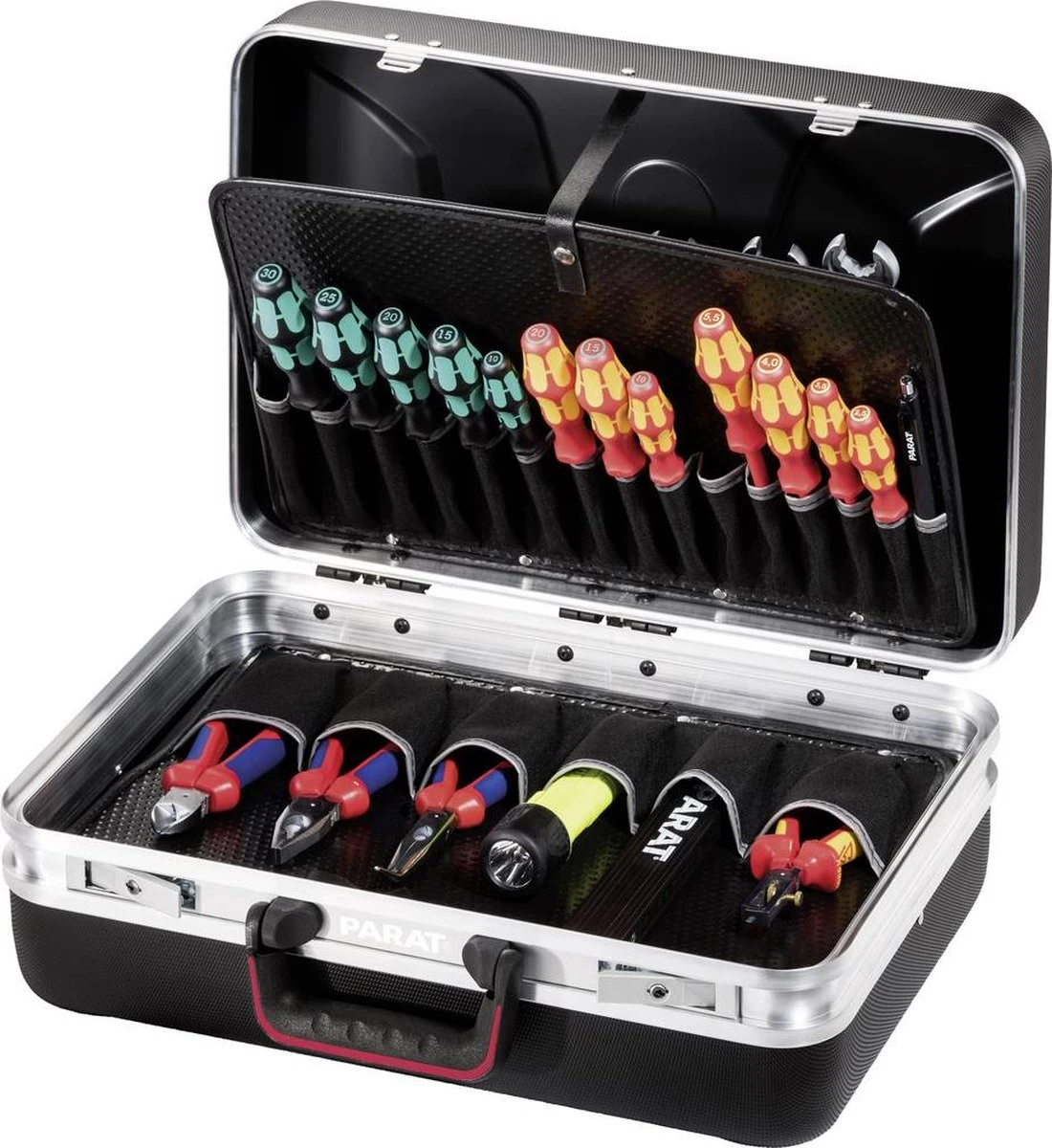 Parat Silver Style Gereedschapskoffer - Excl. Gereedschap 12 Parat Silver Style Gereedschapskoffer - Excl. Gereedschap - Afbeelding 10