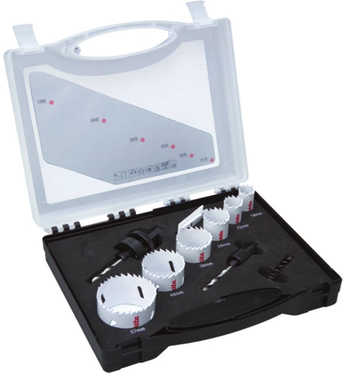 Makita D-47298 14 Delige Gatzagenset In Koffer 6 Makita D-47298 14 Delige Gatzagenset In Koffer - Afbeelding 4