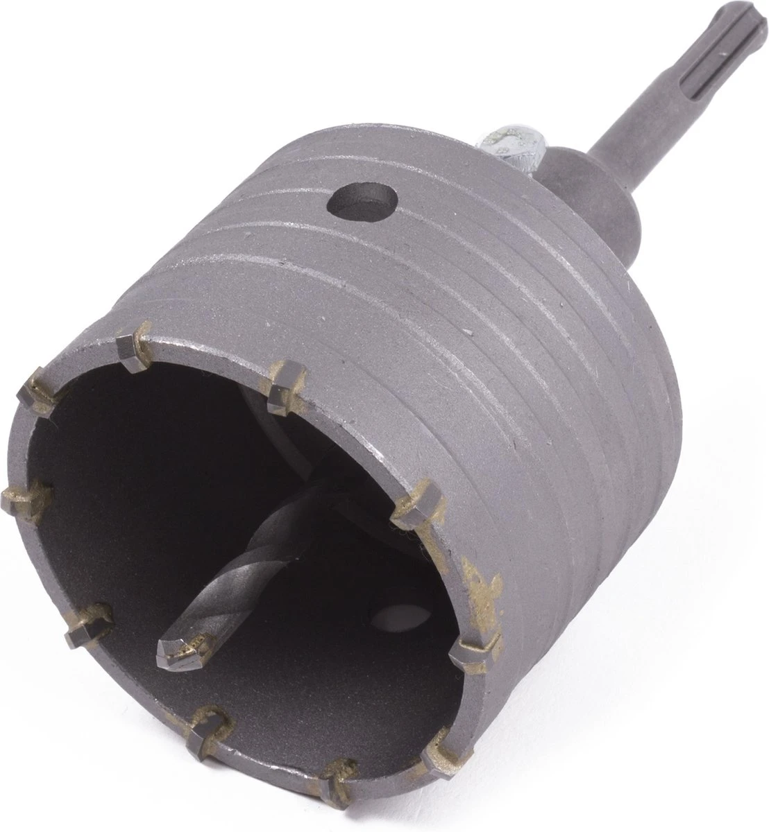 Gatenzaag 80mm Elektra Inbouwdoos SDS+ - Boorzaag Voor Steen 3 Gatenzaag 80mm Elektra Inbouwdoos SDS+ - Boorzaag Voor Steen