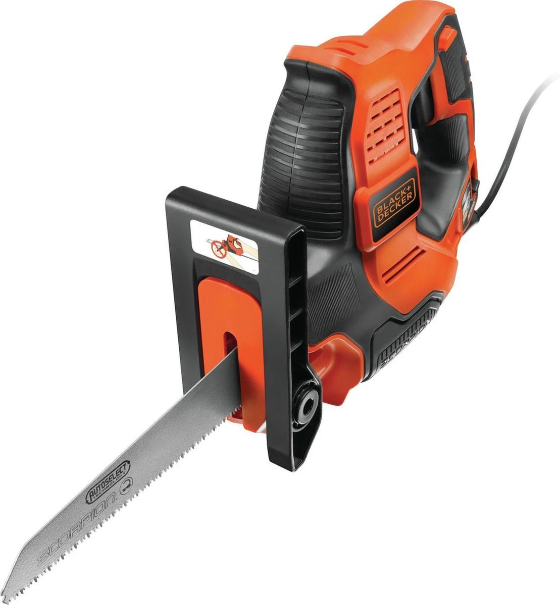 Black & Decker BLACK+DECKER RS890K-QS Scorpion Reciprozaag - 3IN1 - 500W - 23mm - Incl. Koffer En 3 Zaagbladen 4 Black & Decker BLACK+DECKER RS890K-QS Scorpion Reciprozaag - 3IN1 - 500W - 23mm - Incl. Koffer En 3 Zaagbladen - Afbeelding 2