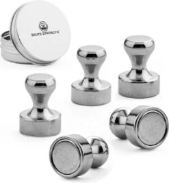 Brute Strength - Super Sterke Magnetische Ophanghaakjes - Haakjes | Pionnen - 20 Stuks - Neodymium Magneet Sterk