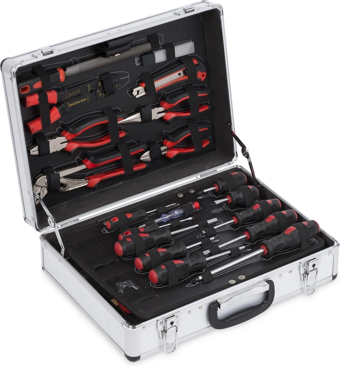 Kreator KRT951002 Gereedschapskoffer - 109 Delig - 45,6 X 13,8 X 34 Cm 3 Kreator KRT951002 Gereedschapskoffer - 109 Delig - 45,6 X 13,8 X 34 Cm