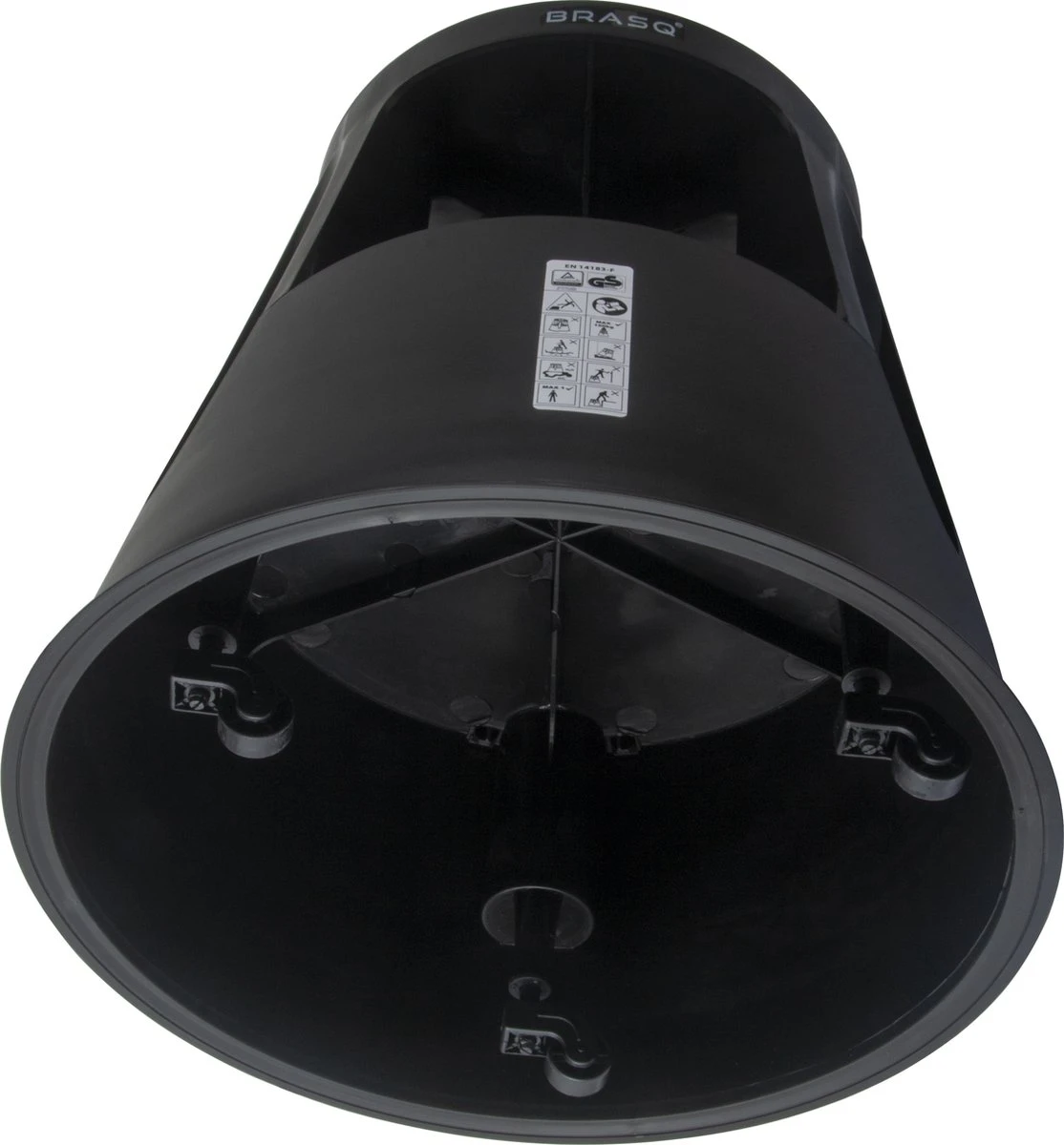 BRASQ Opstapkrukje Zwart Kunststof Comfort ST200 6 BRASQ Opstapkrukje Zwart Kunststof Comfort ST200 - Afbeelding 4