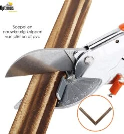 Optimus Professionele Plintenschaar / Verstekschaar 45°-135° - Verbeterd Model - RVS - Plintentang - Plintenknipper - Laminaatknipper -Makita Winkel 1116x1200 10
