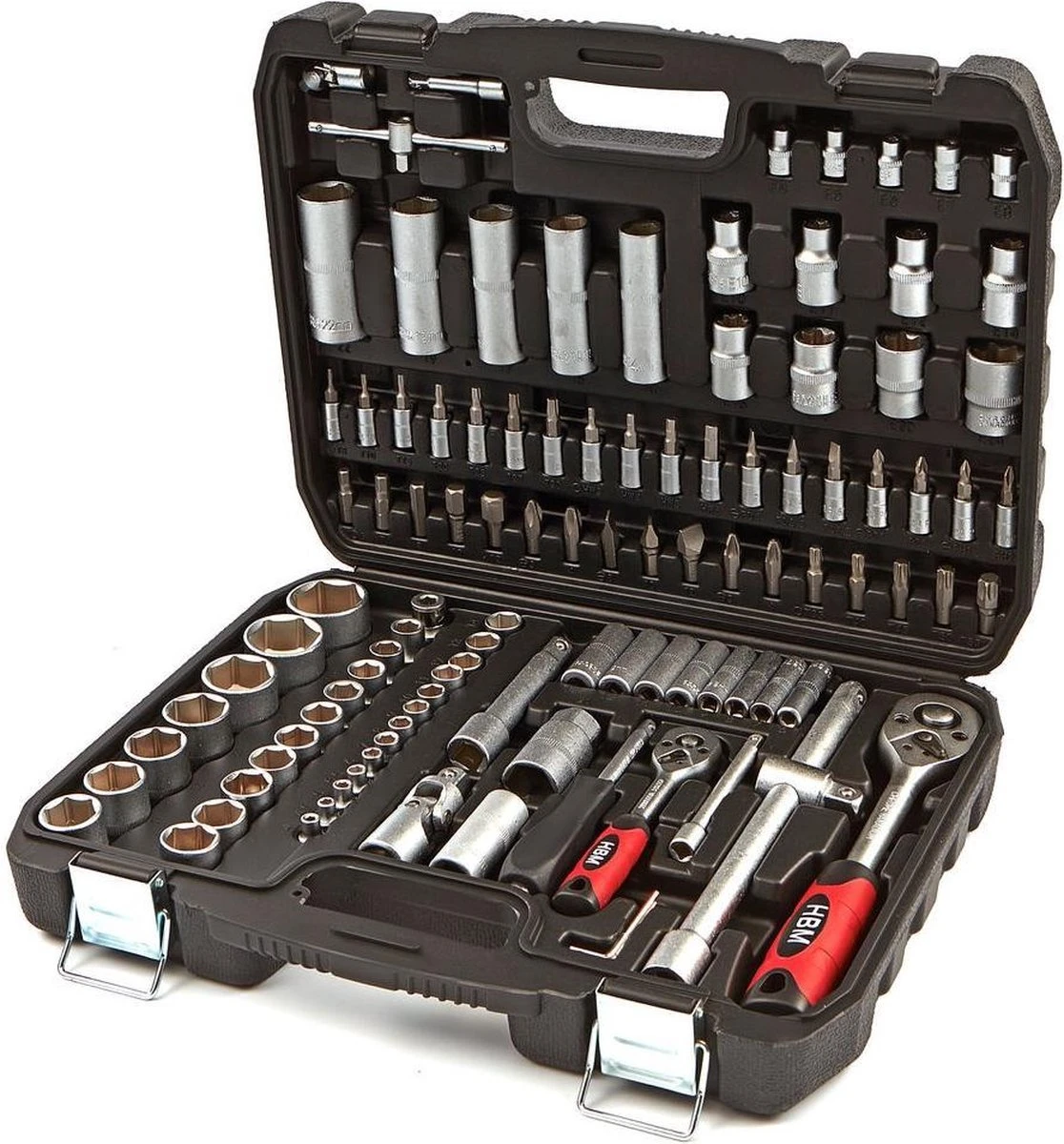 HBM 108 Delige 1/2 Doppenset 4 HBM 108 Delige 1/2 Doppenset - Afbeelding 2