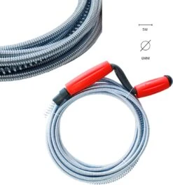 TETRA Ontstoppingsveer 5 M - Ø 6mm - Reinigingsveer - Afvoerontstopper - Gootsteenontstopper -Makita Winkel 1123x1200 6