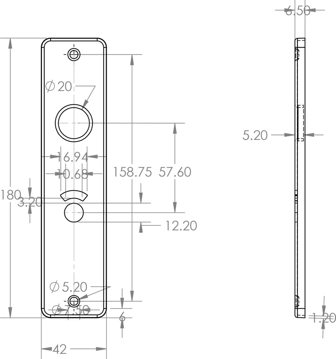 Starx Deurklink Zwart – Deurbeslag – Deurschild Met Toiletsluiting (WC57–5) – Deurklink Blok 6 Starx Deurklink Zwart – Deurbeslag – Deurschild Met Toiletsluiting (WC57–5) – Deurklink Blok - Afbeelding 4