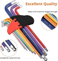 Inbussleutelset 9-delig - Inbus Key Set - 9-delige L-vormige Inbussleutelset -Makita Winkel 1136x1200 3