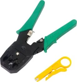 Merkloos Krimptang Voor Netwerk Kabels - RJ11, RJ12 En RJ45 Connetoren