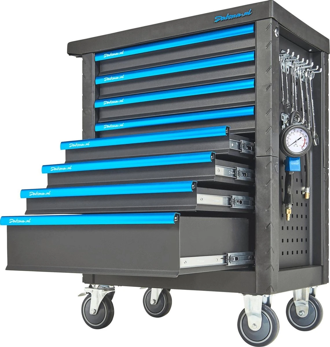 Datona® Gevulde Gereedschapswagen Ultimate Plus 8 Lades 5 Lades Gevuld - Zwart 3 Datona® Gevulde Gereedschapswagen Ultimate Plus 8 Lades 5 Lades Gevuld - Zwart