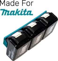 Umake // Driedubbele Accuhouder Voor Makita // Geschikt Voor LXT 18V & 14.4V // Inclusief Schroeven