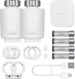 Hombli Smart Radiator Thermostat Starter Kit – Slimme Radiatorknop – Thermostaatkraan – Bluetooth – Bediening Via App - Open Raam Detectie – Verbruiksoverzicht – Spraakbesturing Met Google, Alexa En Siri -Makita Winkel 1141x1200 11
