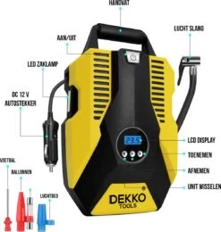 Compressor Bandenpomp 12V Elektrisch - 10,3 Bar – 35L Min Voor Auto, Fiets, Luchtbed, Zwembaden En Kamperen -Makita Winkel 1142x1200