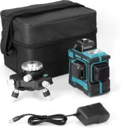 Premic Zelfnivellerende Kruislijnlaser 3D Bouwlaser – 360° Graden Roterende Laser – 4 Tot 12 Lijnen – Inclusief 2X Batterijen -Makita Winkel 1142x1200 9