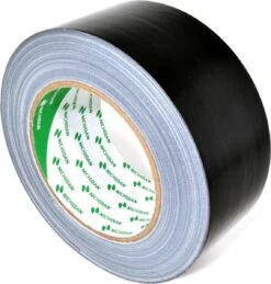 Nichiban Gaffa / Duct Tape 50mm X 25m Zwart - 4 Rollen -Makita Winkel 1144x1200 12