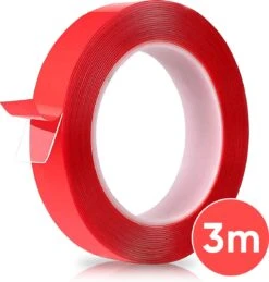 Ribaflex®- Dubbelzijdig Tape - Montagetape - Extra Sterk - Herbruikbaar - Rood - Transparant - 3m X 15mm -Makita Winkel 1146x1200 6