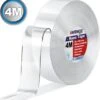 AWEMOZ Nano Tape - Klussen - 4 Meter Lang - Dubbelzijdig Plakband Extra Sterk - Transparante Dubbelzijdige Tape Extra Sterk - NanoTape - Muur Tape - Waterdicht - Herbruikbaar