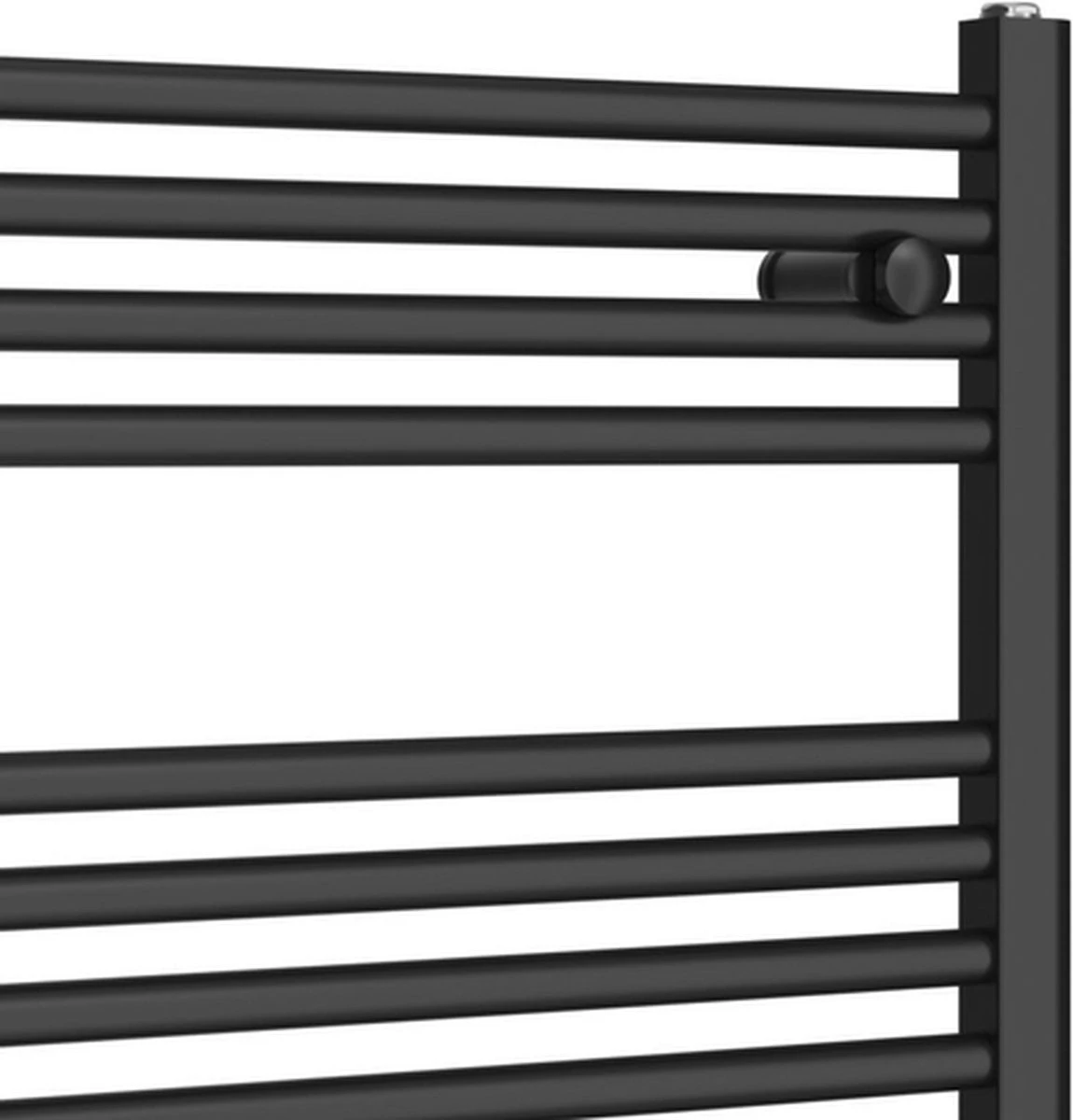 Adema Basic Radiator – Handdoekradiator – Zwart – Badkamer – 140x60 Cm 5 Adema Basic Radiator – Handdoekradiator – Zwart – Badkamer – 140x60 Cm - Afbeelding 3