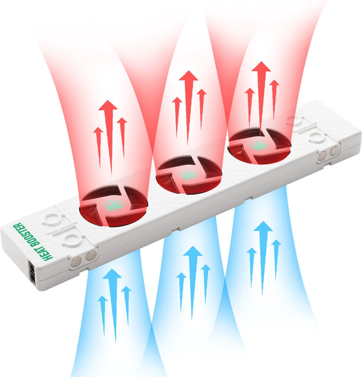 Radiator Ventilator - Single-set – Universeel - Geschikt Voor Standaard, Smalle En Enkelplaats Radiatoren En Convectoren - Magnetisch - Geruisloos - Ultrazuinig 10 Radiator Ventilator - Single-set – Universeel - Geschikt Voor Standaard, Smalle En Enkelplaats Radiatoren En Convectoren - Magnetisch - Geruisloos - Ultrazuinig - Afbeelding 8