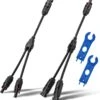 MMOBIEL 2x Zonnepaneel Connectoren Y-Branch Parallel Adapterkabel Plug And Play 30cm -Makita Winkel 1153x1200 12